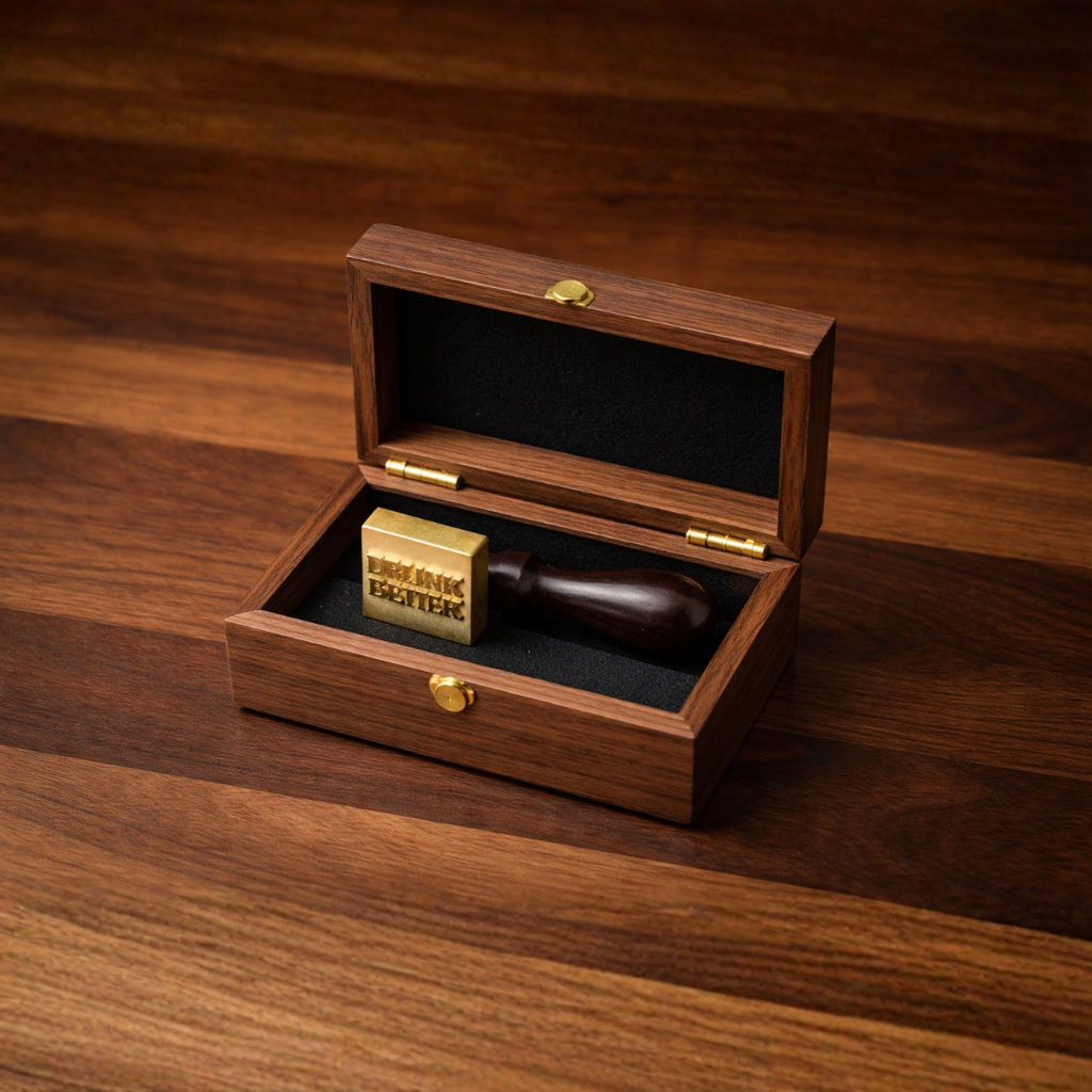 Cocktail Ice Stamp "Drink Better"