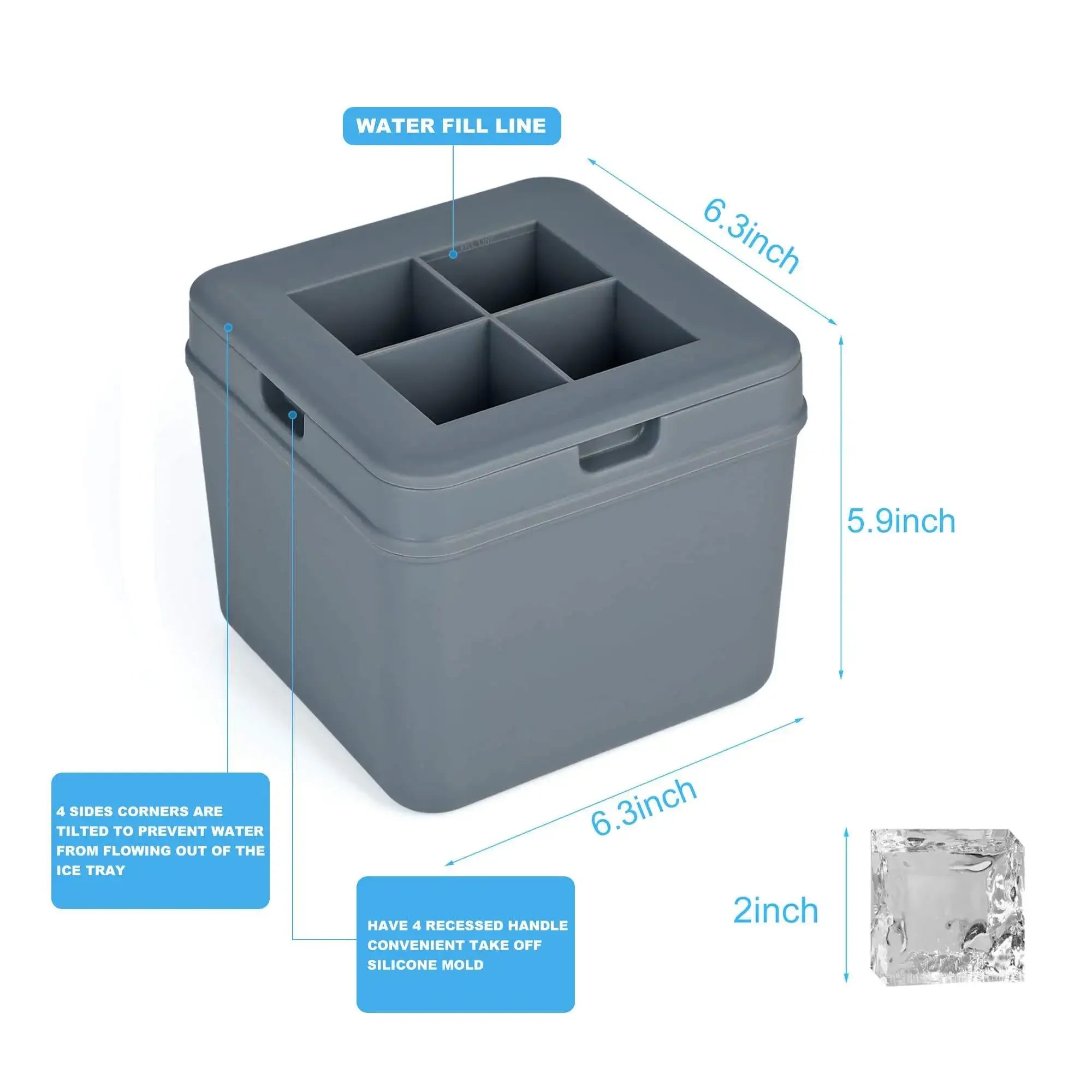 Clear Ice Cube Maker